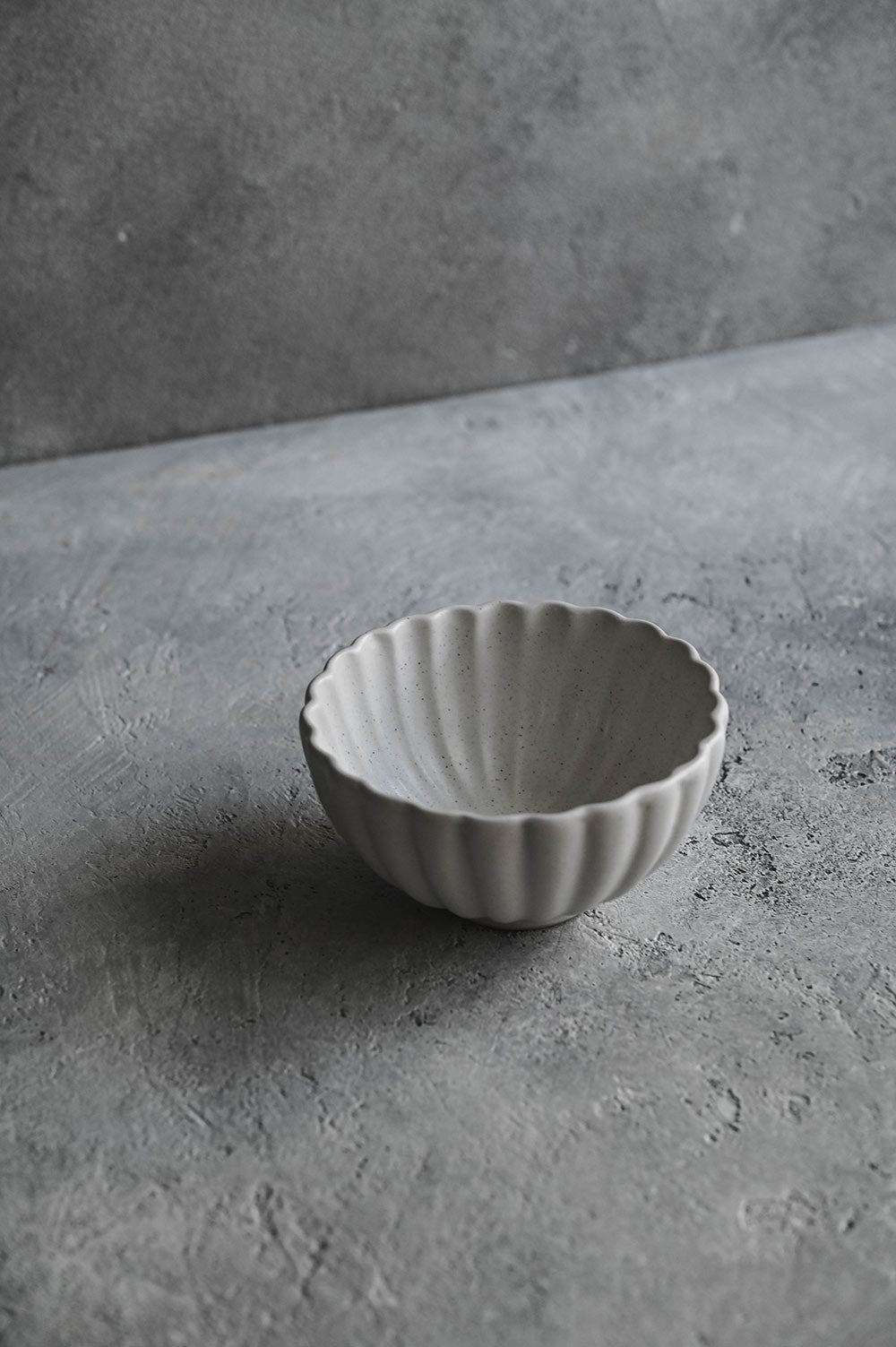 Fluted Ceramic Small Bowl