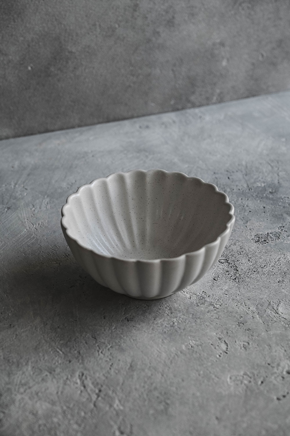 Fluted Ceramic Bowl