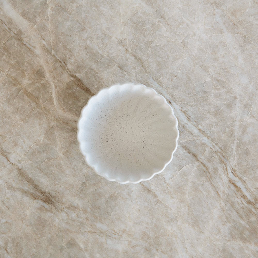 Fluted Ceramic Small Bowl