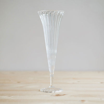 Fluted Flute Glass