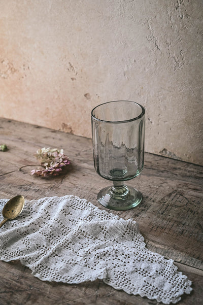 Handblown Fluted Glass