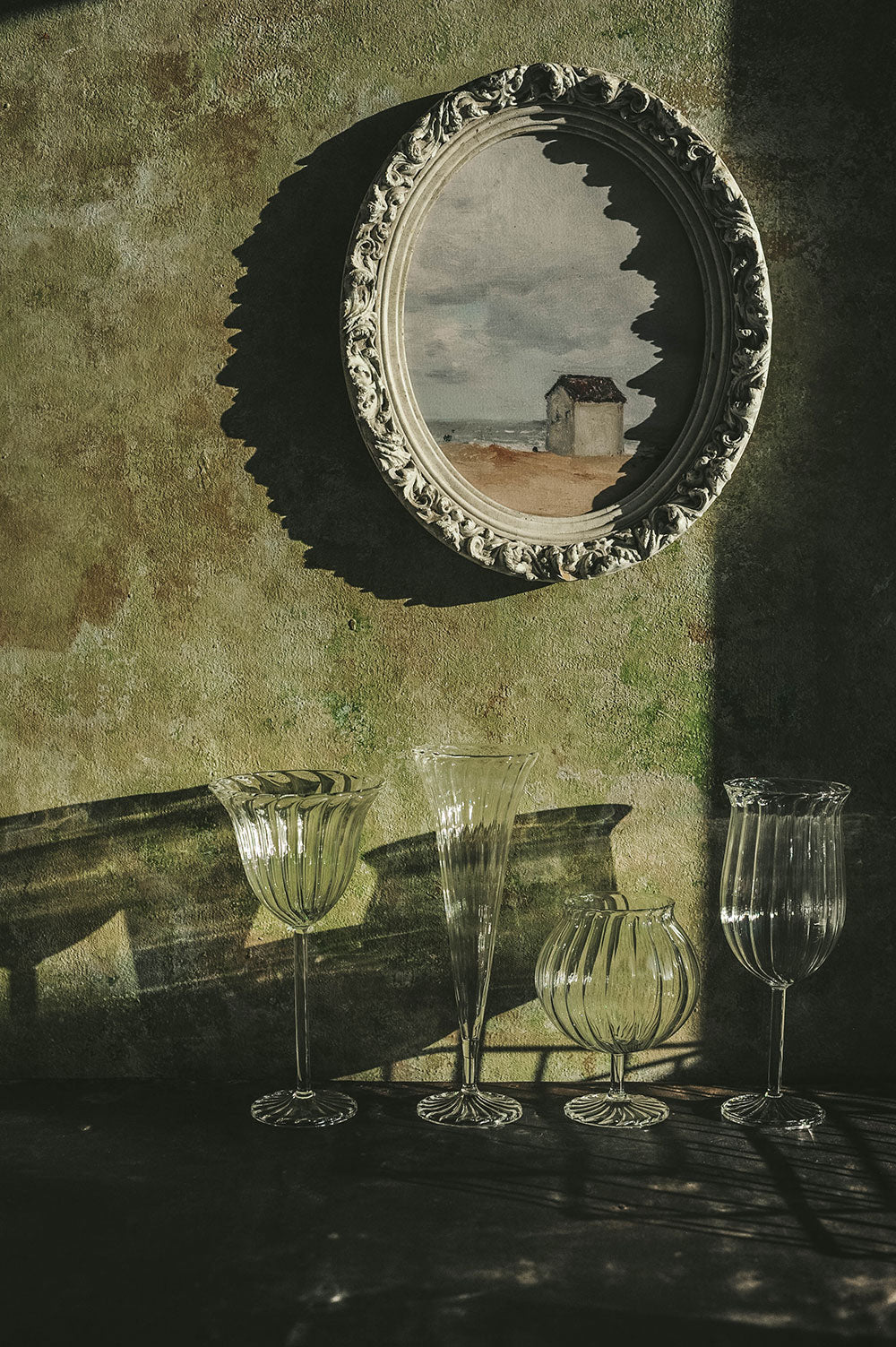 Short Fluted Blossom Glass