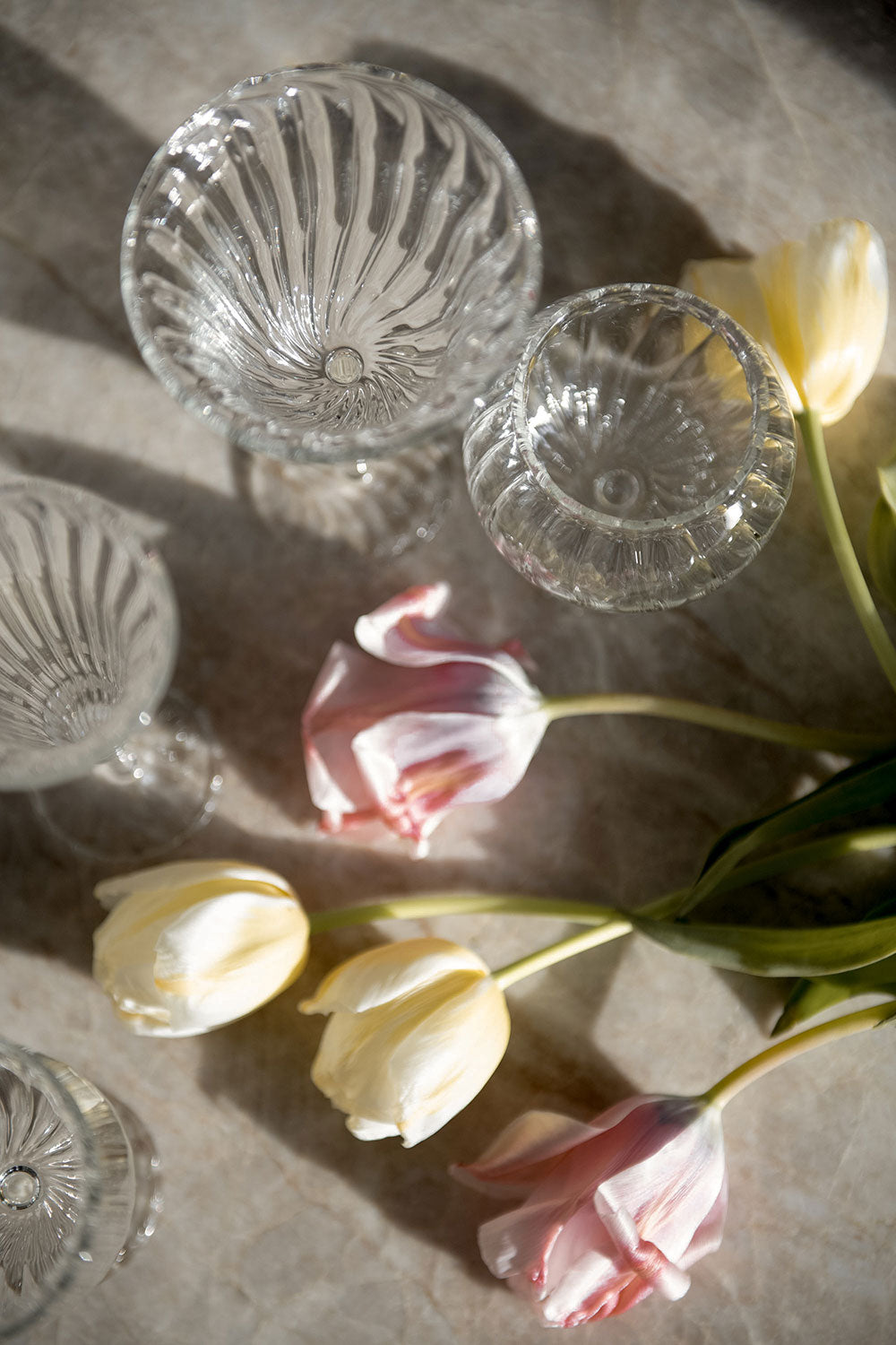 Fluted Bell Glass