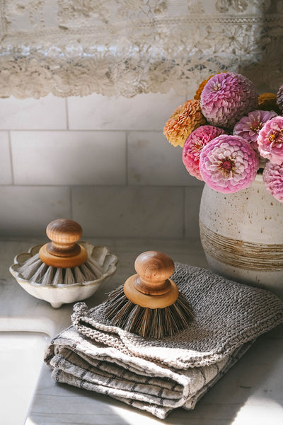 Footed Ceramic Petal Bowl - Small