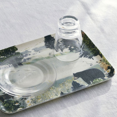 Linen Coated Forest Tray