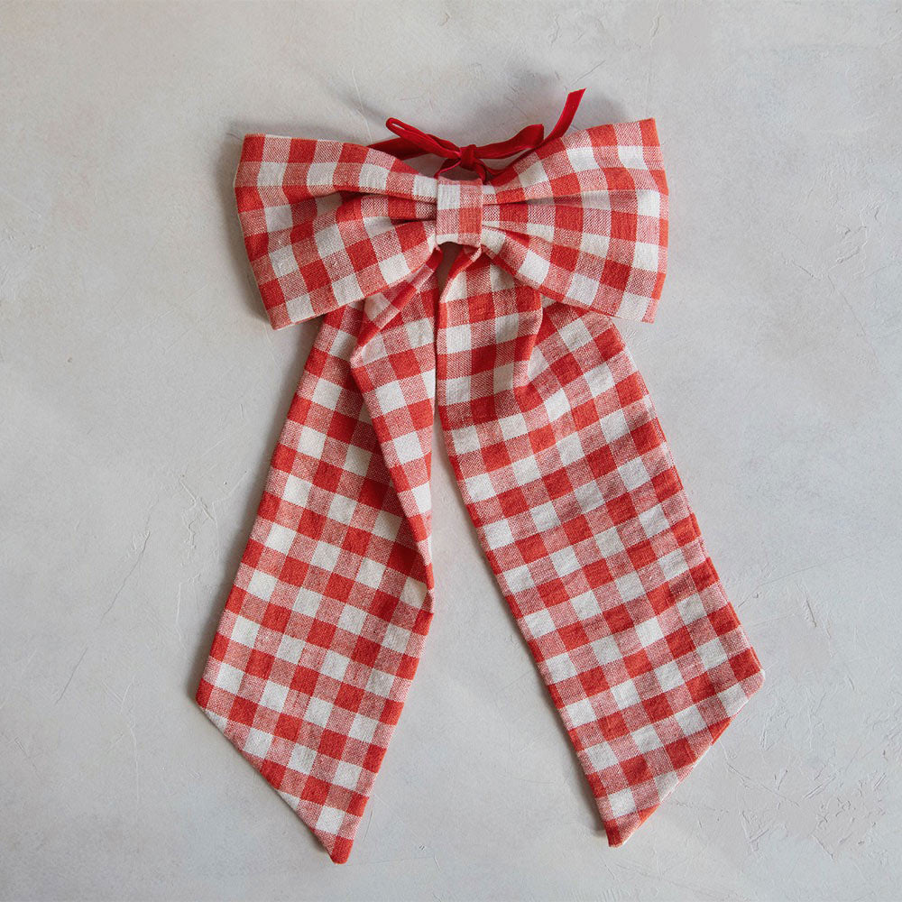 Gingham Bow