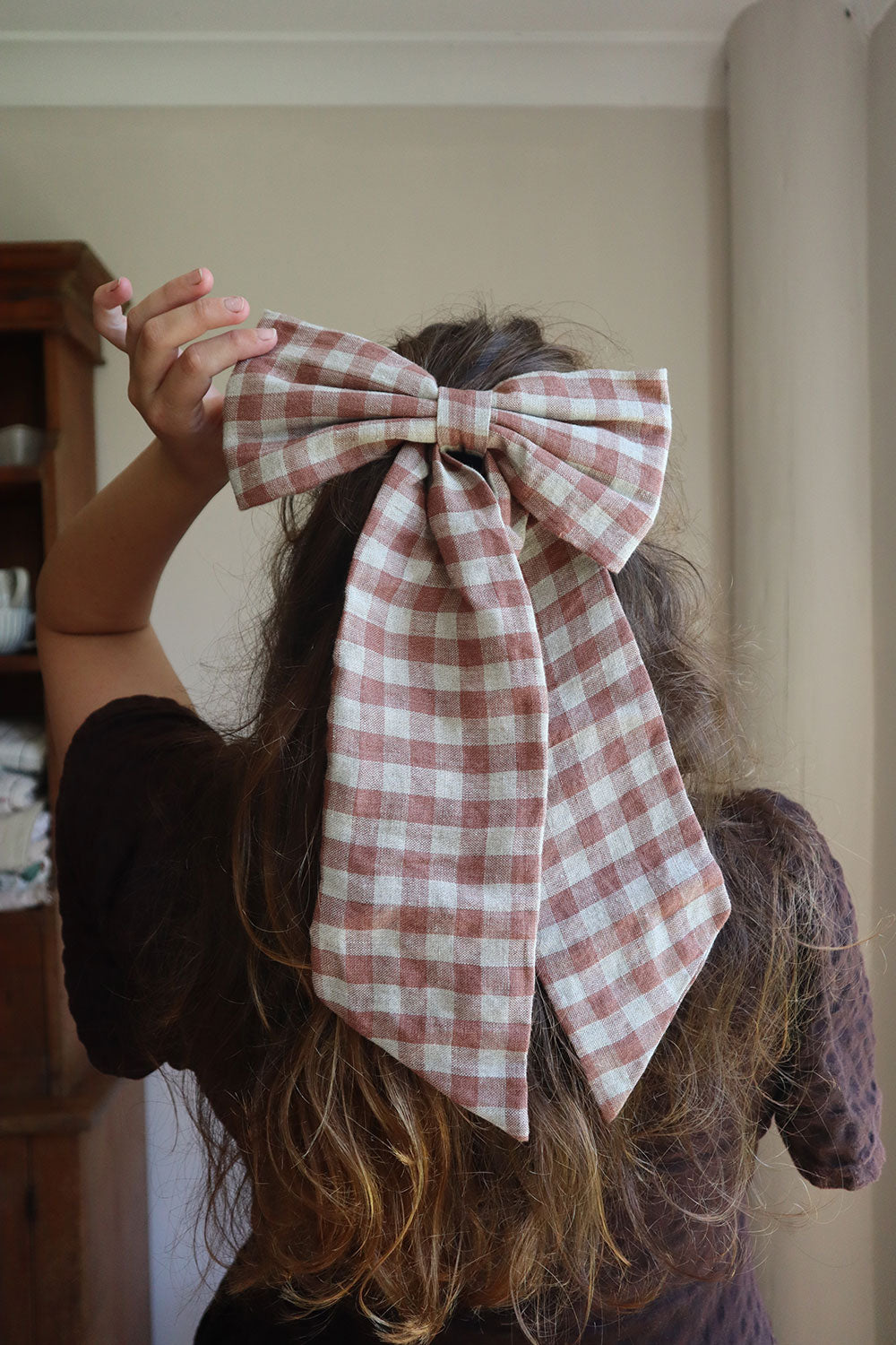 Gingham Bow