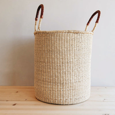 Natural Bolga Hamper Basket Set - Two Handles