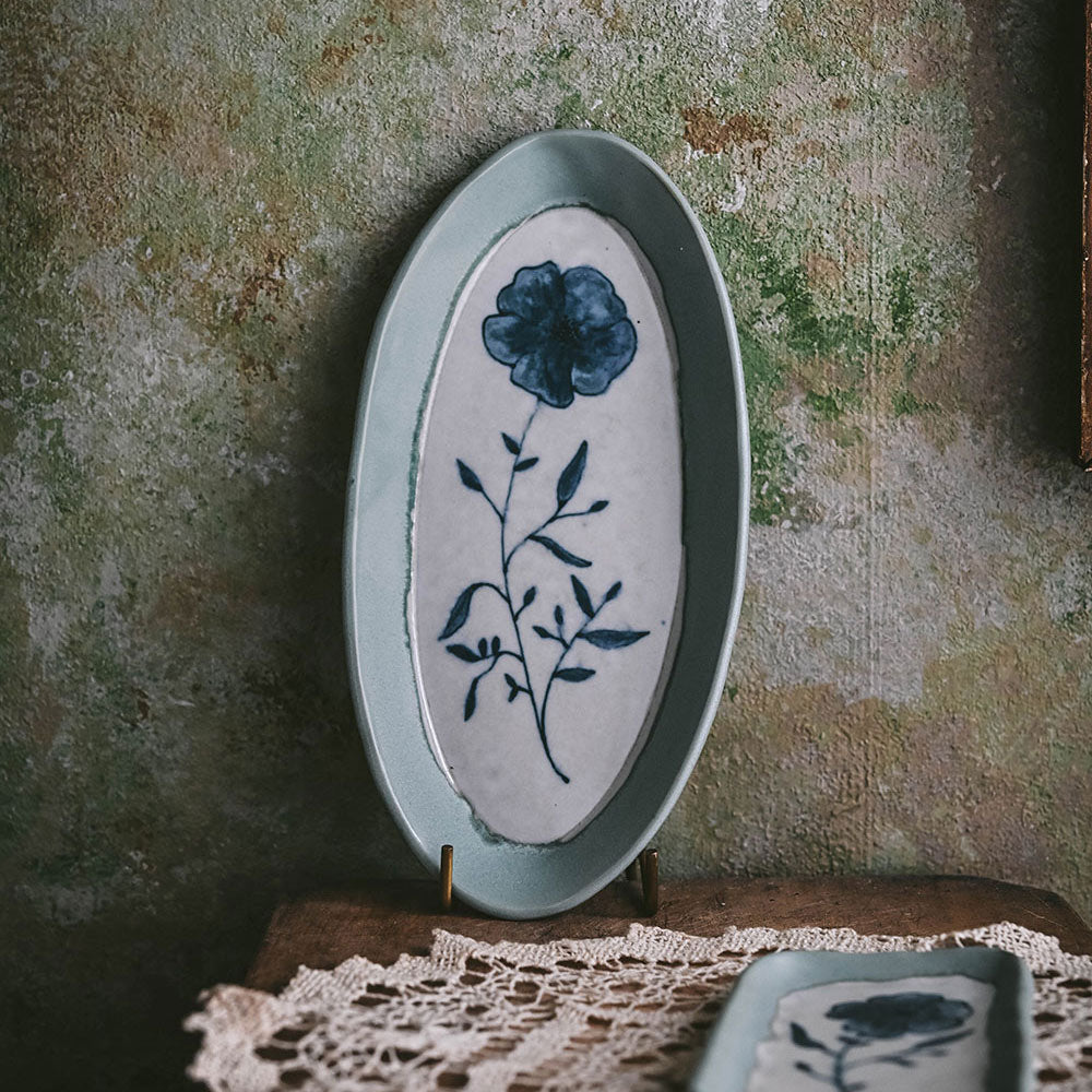 Hand-painted Posy Tray No. 10