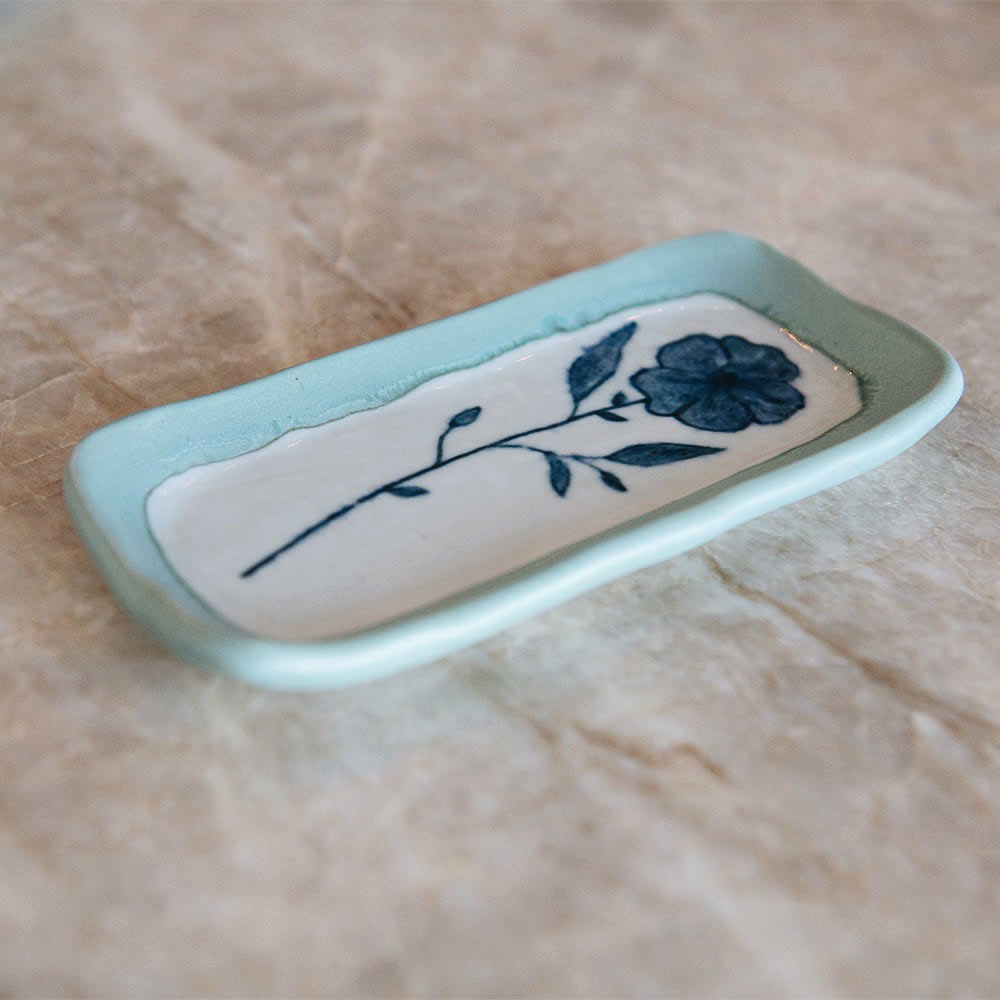 Hand-painted Posy Tray No. 11
