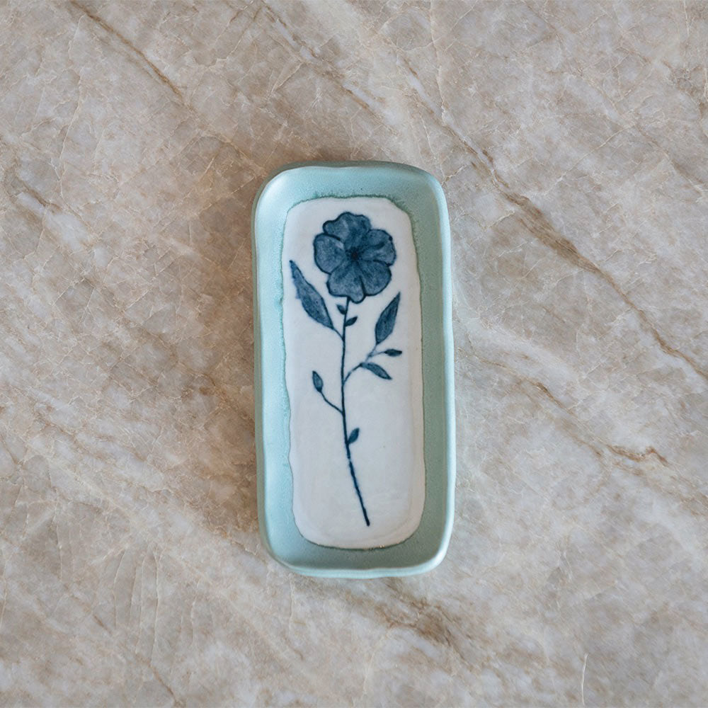 Hand-painted Posy Tray No. 11