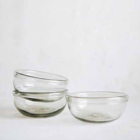 Roan Iris Small Handblown Glass Bowl