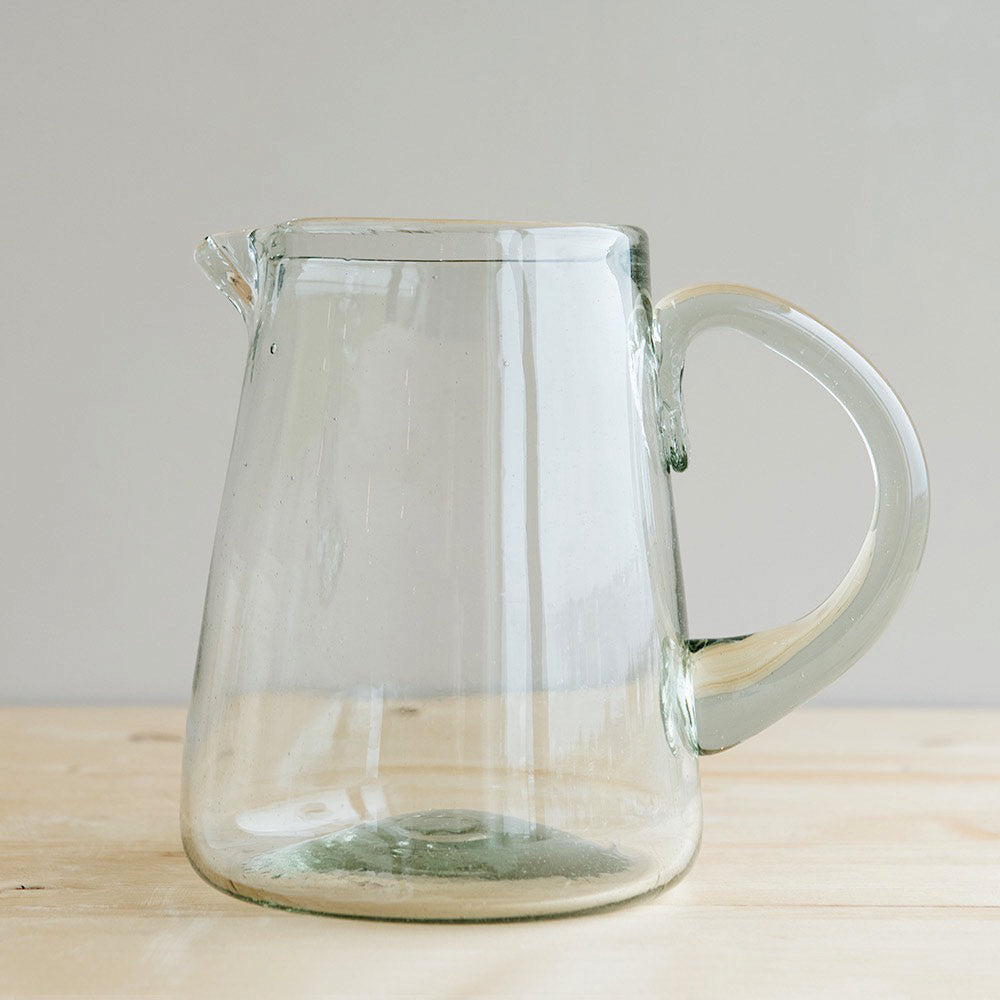 Handblown Glass Pitcher