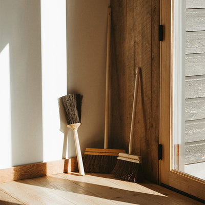 Wood Porch Broom - Short