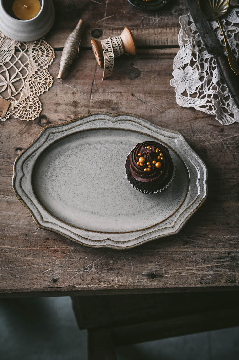 Oval Porcelain Tray