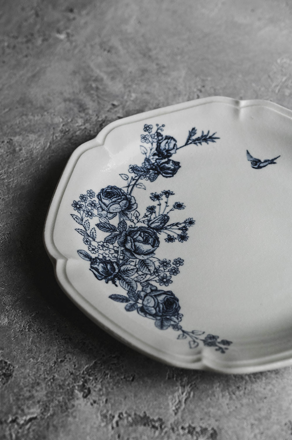 Rose Porcelain Plate