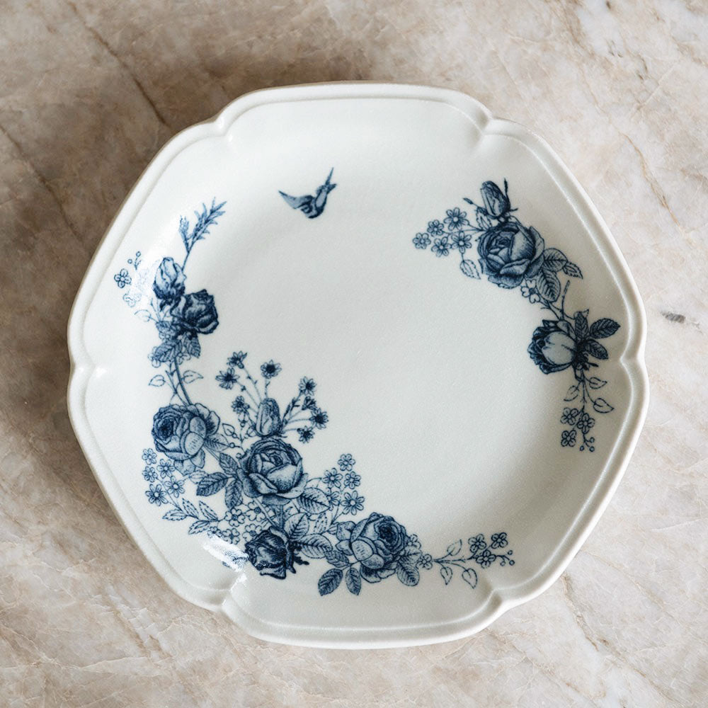 Rose Porcelain Plate