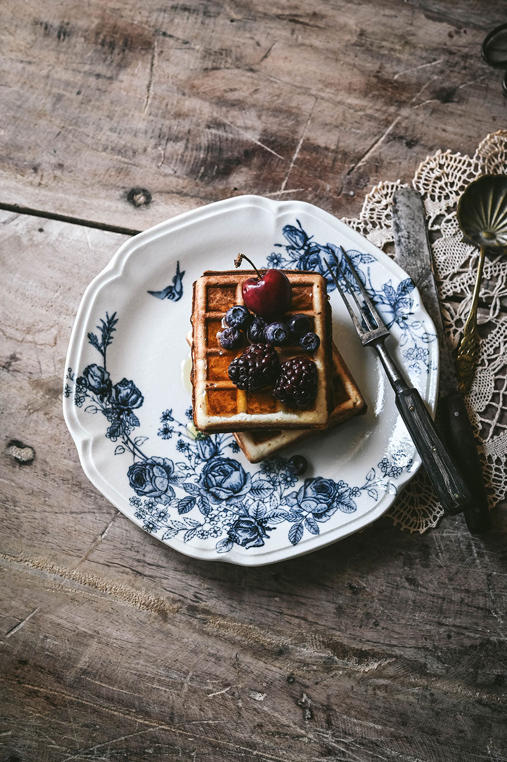 Rose Porcelain Plate - Small