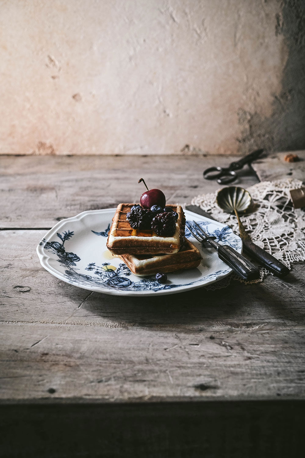 Rose Porcelain Plate