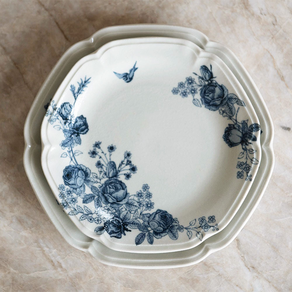Rose Porcelain Plate - Small