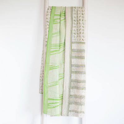 One-of-a-kind Kantha Quilt - KT7198