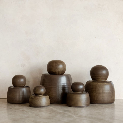 Ceramic Stash Jar - Olive