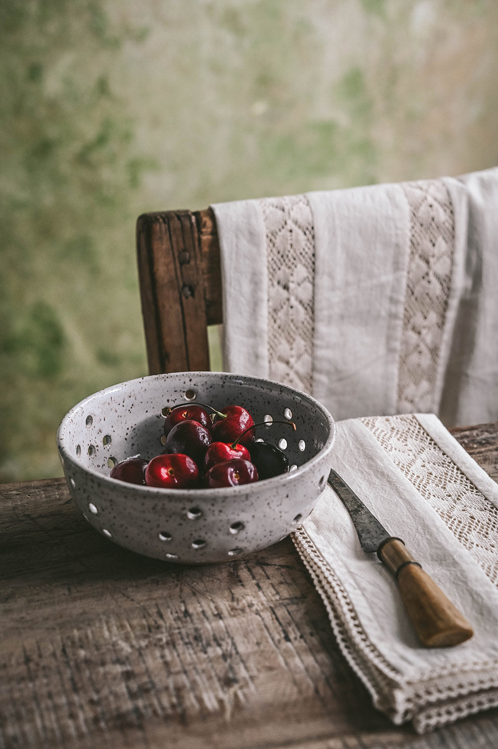 Lightweight Lace Cotton Kitchen Textiles
