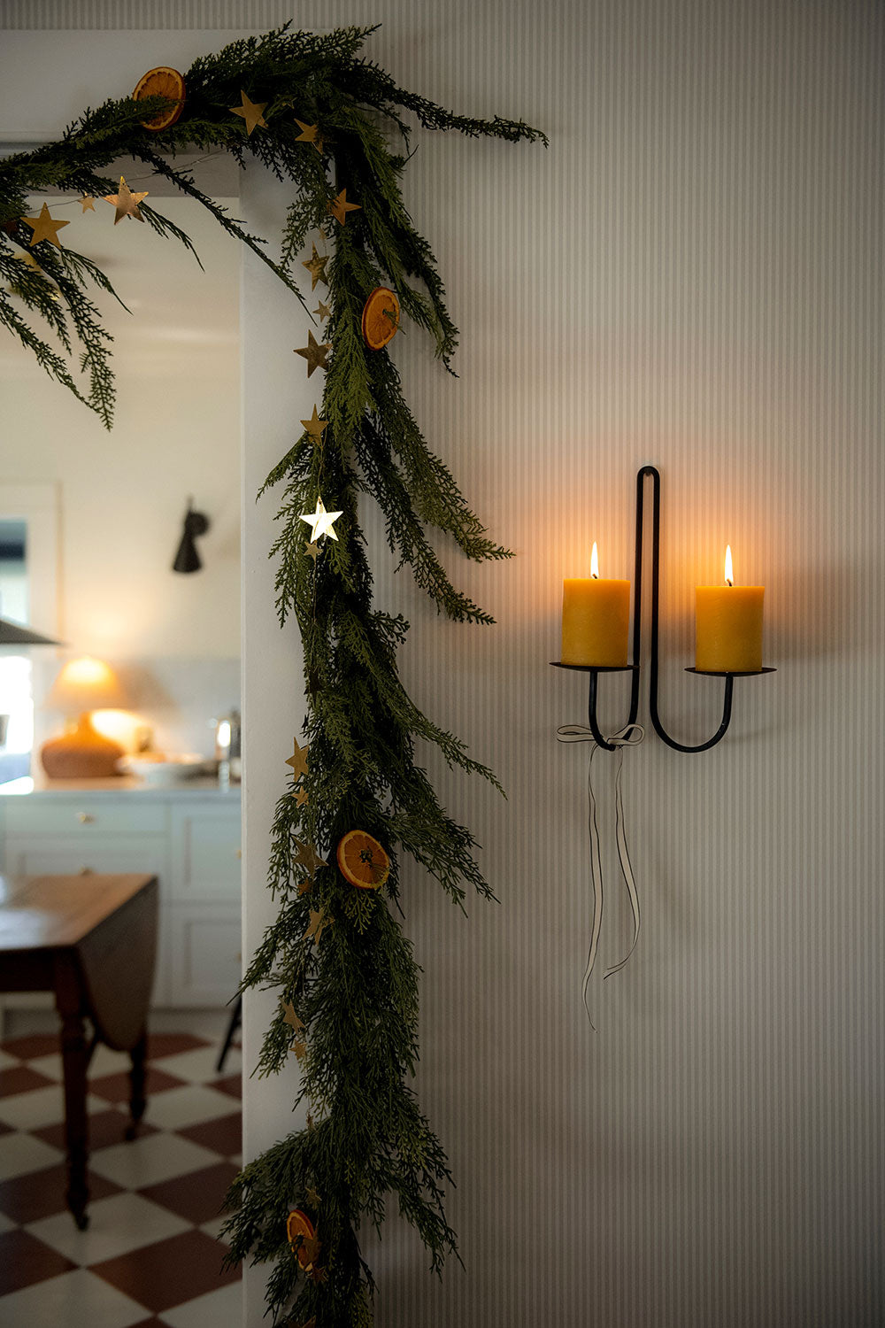 Hand Forged Iron Candle Holder - Double Arm – roaniris.co