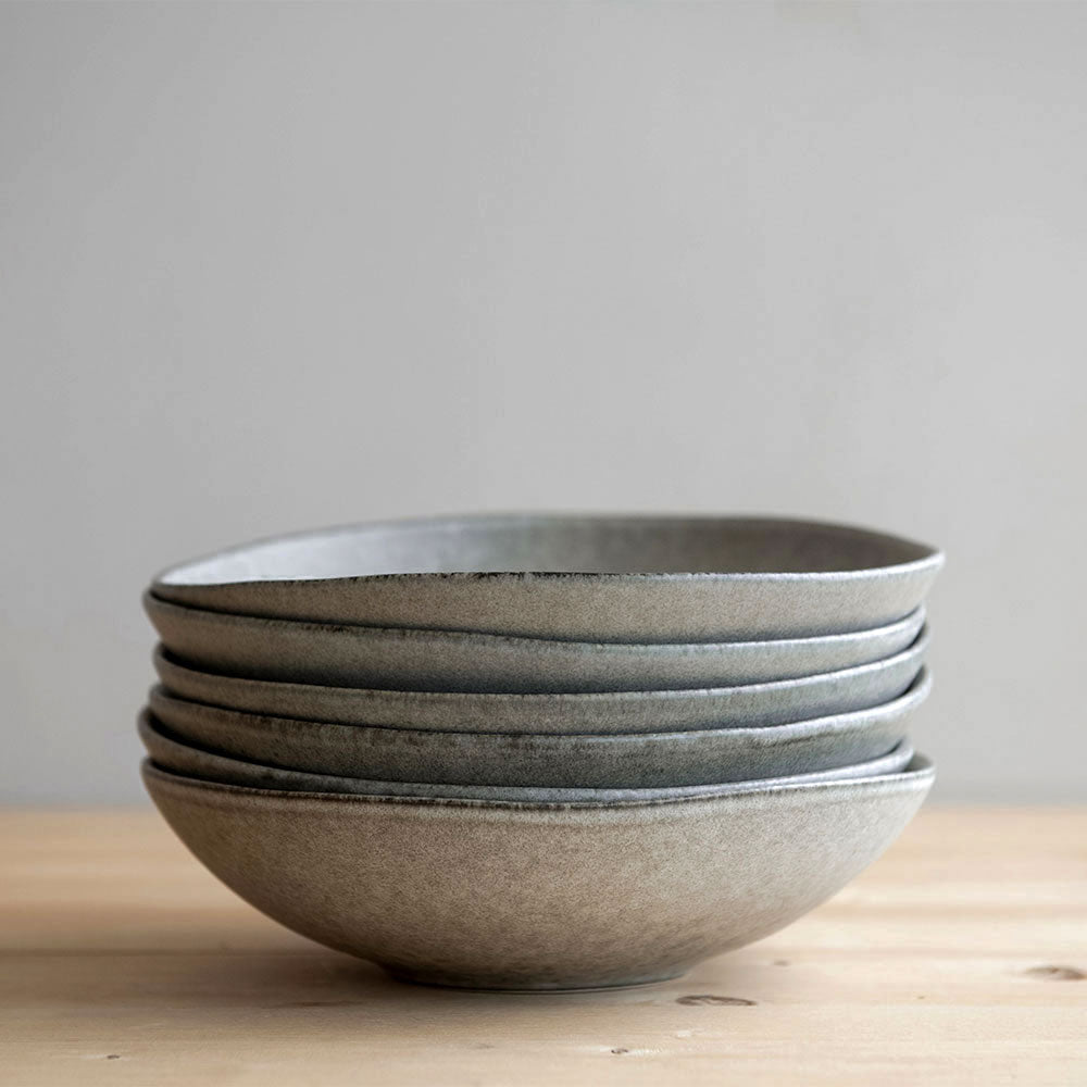 Matte Stoneware Pasta Bowl