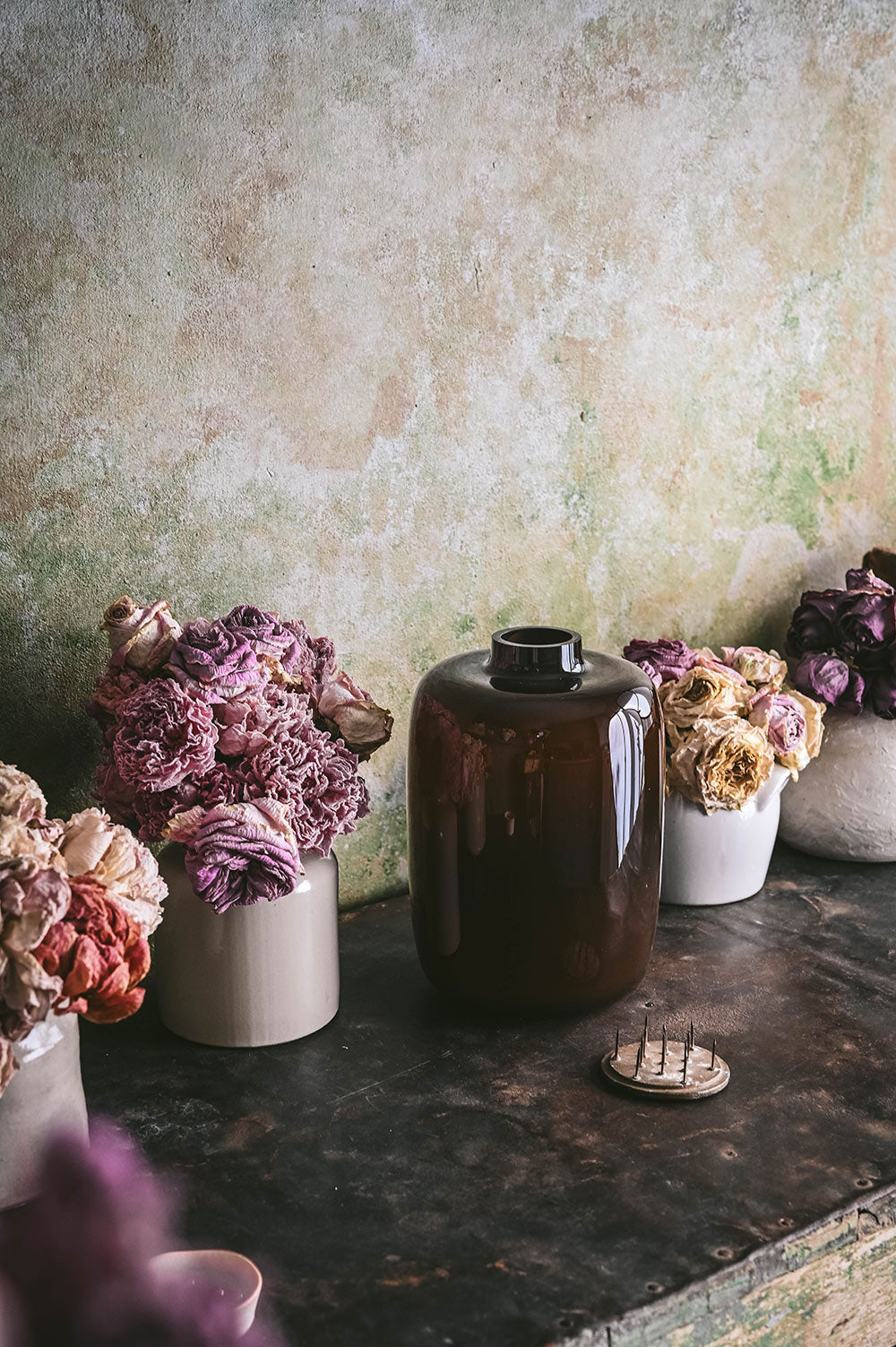Mouth-blown Glass Vase - Acorn