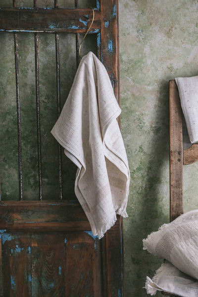 Muslin Cotton Towel - Oat