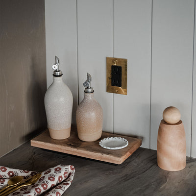 Ceramic Oil Bottle - Dark