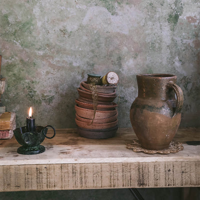 Small Vintage Olive Jar