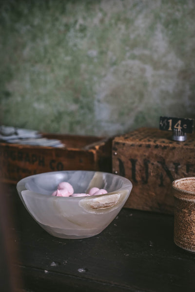 One-of-a-kind Onyx Bowl