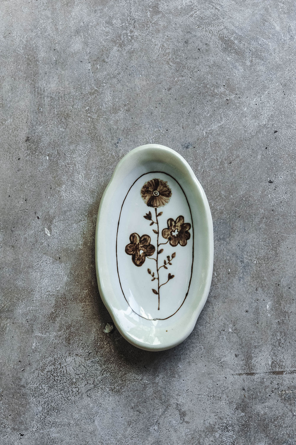 Hand-painted Posy Tray No. 2
