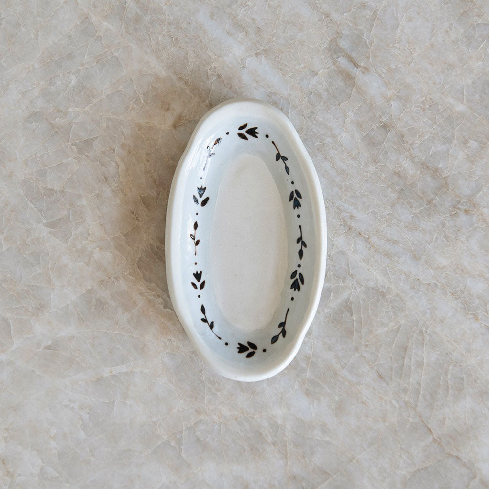 Hand-painted Posy Tray No. 4