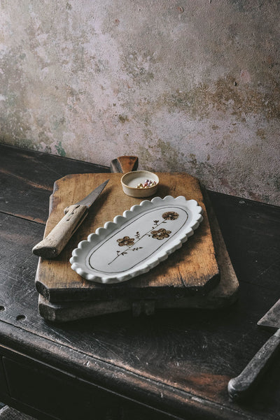 Hand-painted Posy Tray No. 8