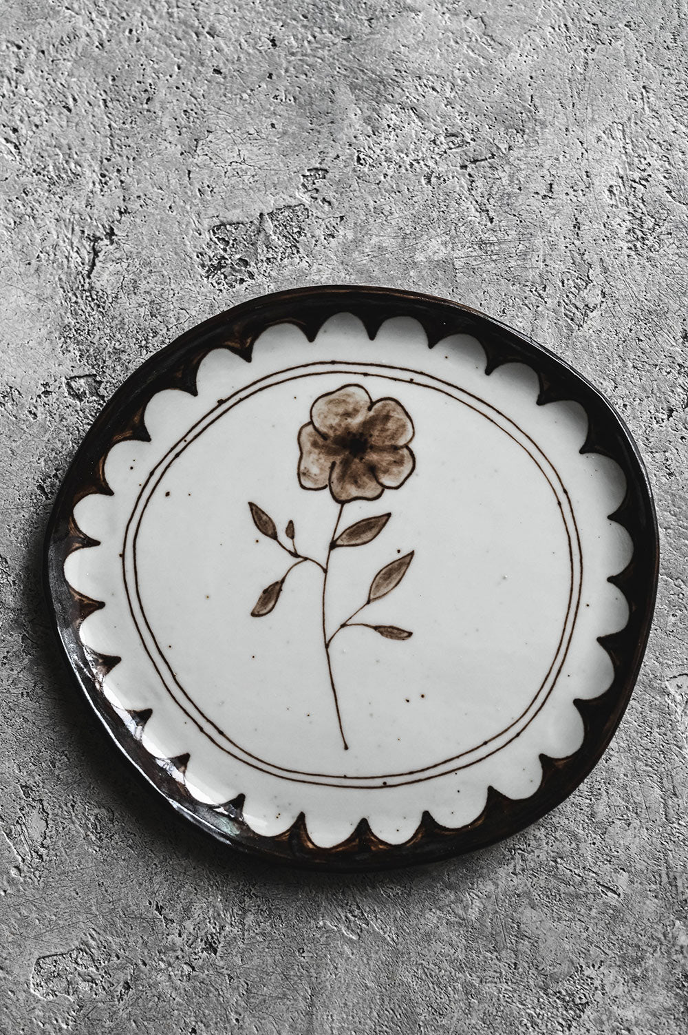 Hand-painted Posy Plate No. 2