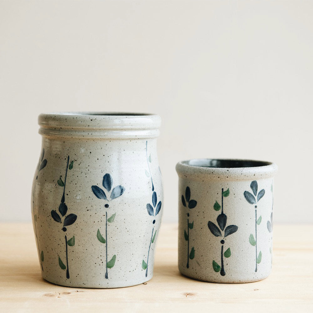 Ceramic Bloom Crock