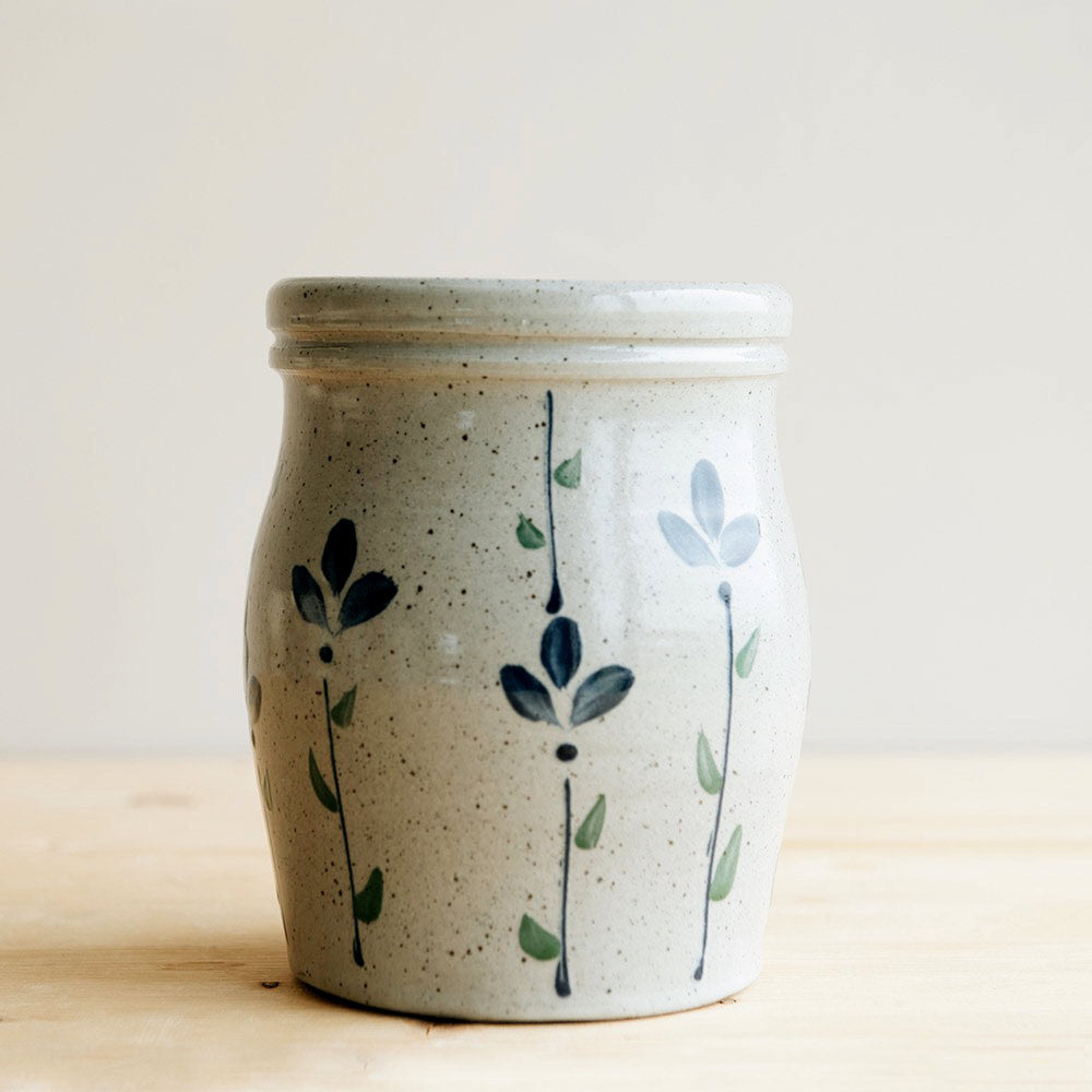 Ceramic Bloom Crock