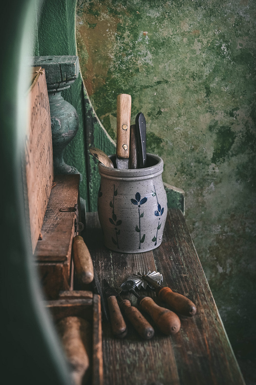 Ceramic Bloom Crock