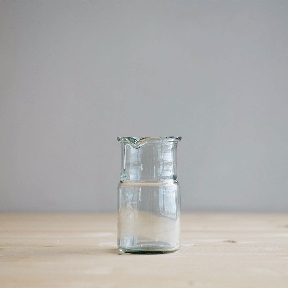 Petite Recycled Glass Carafe