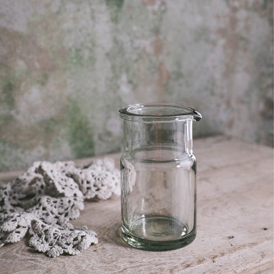 Petite Recycled Glass Carafe