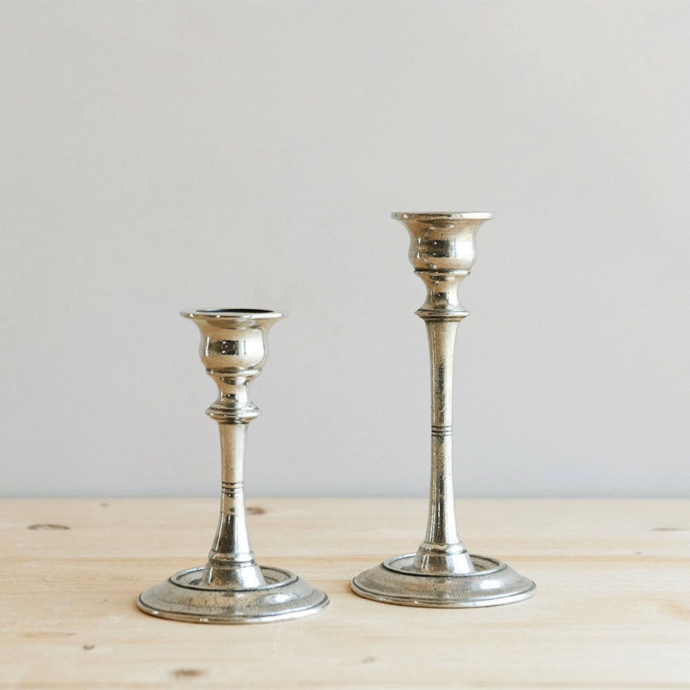 Pewter Candlestick