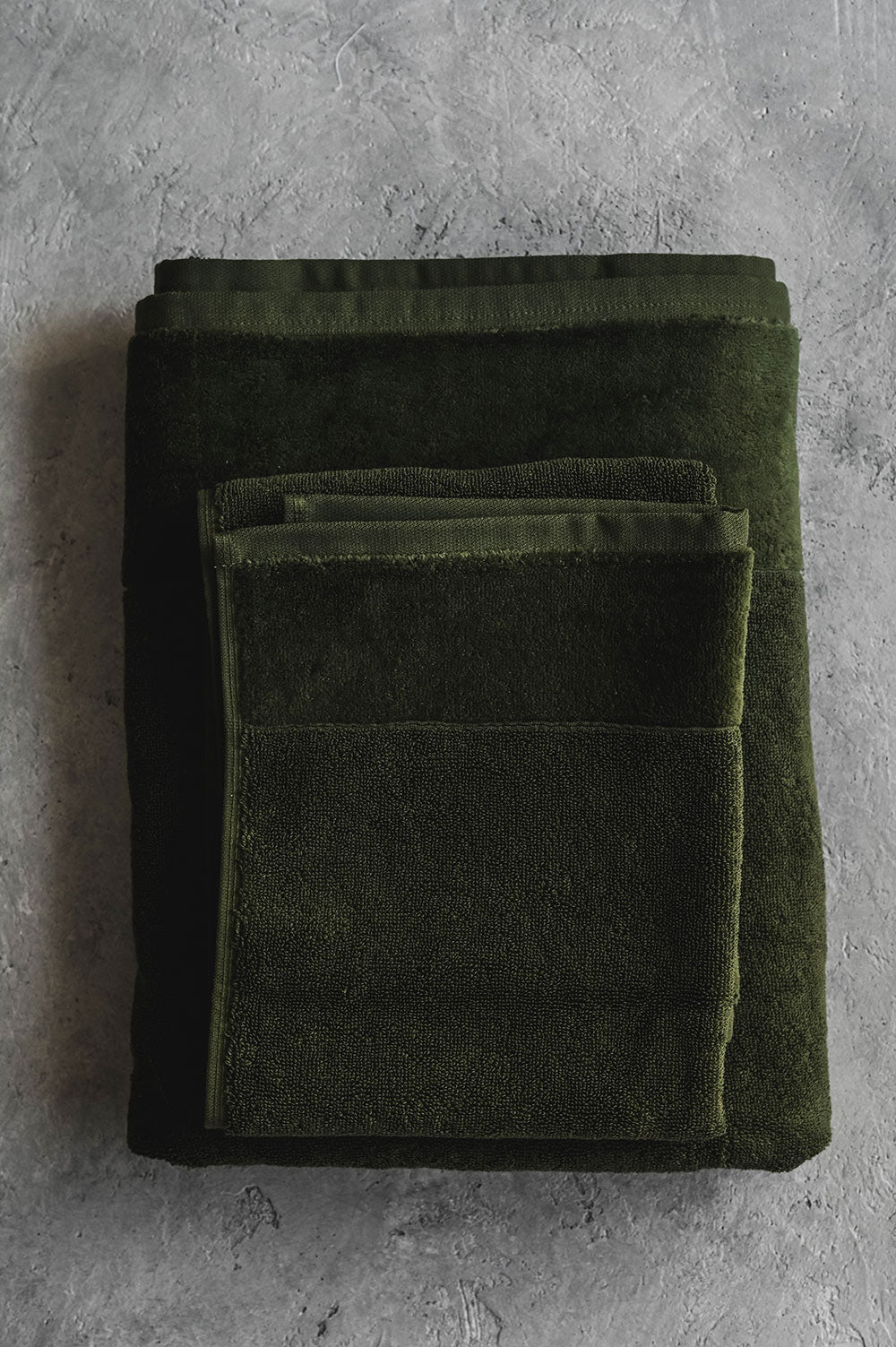 Plush Turkish Towel - Evergreen