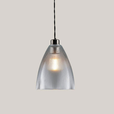 Halo Prismatic Glass Pendant Light