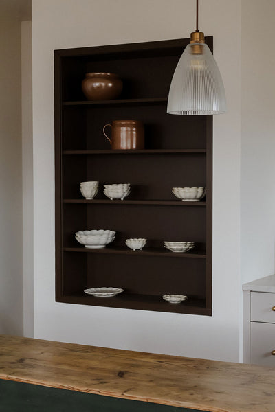 Halo Prismatic Glass Pendant Light