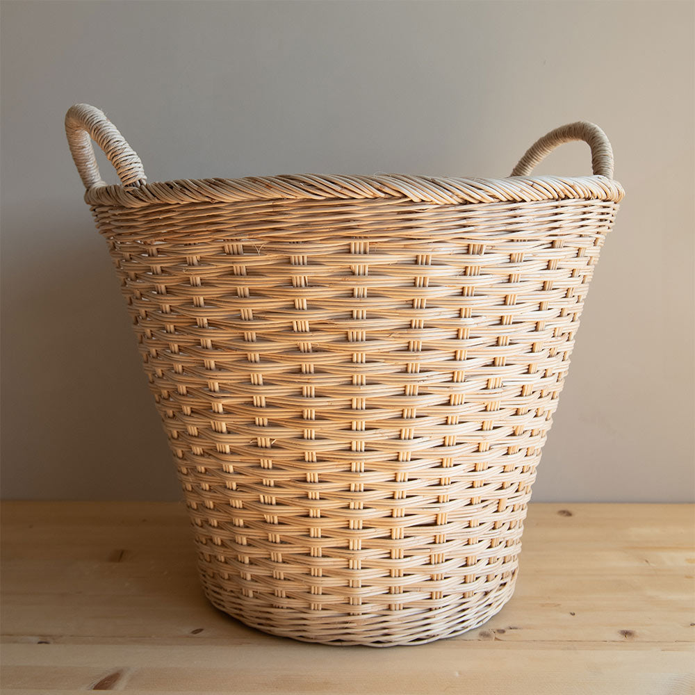 Handwoven Round Floor Basket - Large