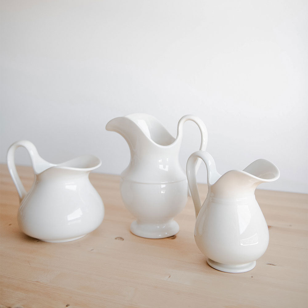 Stoneware Pitcher - Creamware, Small