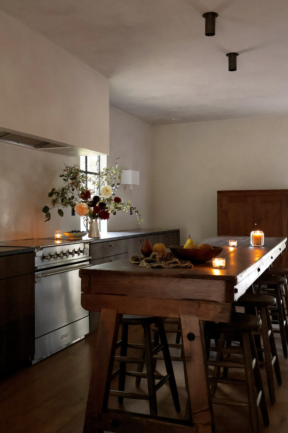 Fluted Glass Tealight Lantern